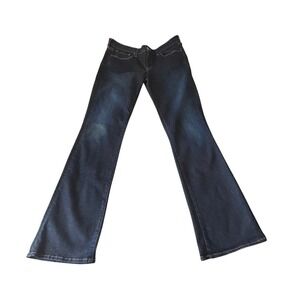 Lucky Brand Lolita Boot Jeans Women's 10 30 Long Dark Wash Made in USA